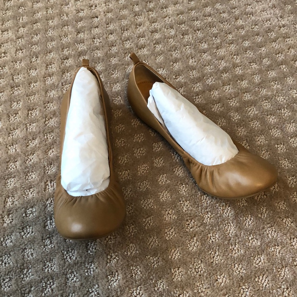 Burnt Sienna ballet flats